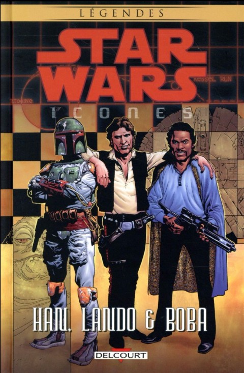 Couverture de l'album Star Wars - Icones Tome 5 Han, Lando & Boba