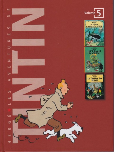 Couverture de l'album Tintin, coffret mini-intégrales Volume 5