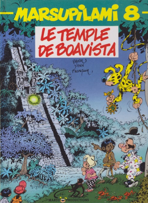 Couverture de l'album Marsupilami Tome 8 Le temple de Boavista