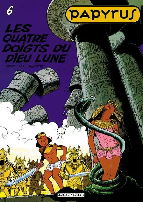 Couverture de l'album Papyrus Tome 6 Les quatre doigts du dieu lune