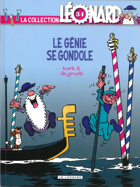 Couverture de l'album La Collection Léonard Tome 34 Le génie se gondole