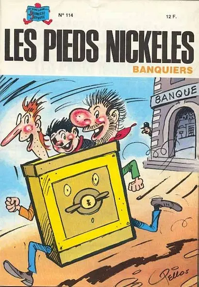 Couverture de l'album Les Pieds Nickelés Tome 114 Les Pieds Nickelés banquiers