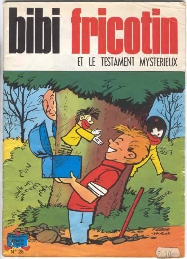 Couverture de l'album Bibi Fricotin 2e Série - Societé Parisienne d'Edition Tome 28 Bibi Fricotin et le testament mystérieux