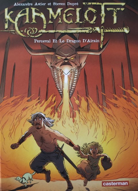 Couverture de l'album Kaamelott Tome 4 Perceval et le dragon d'Airain