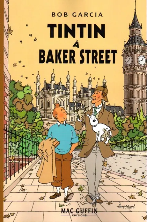 Couverture de l'album Tintin à Baker Street