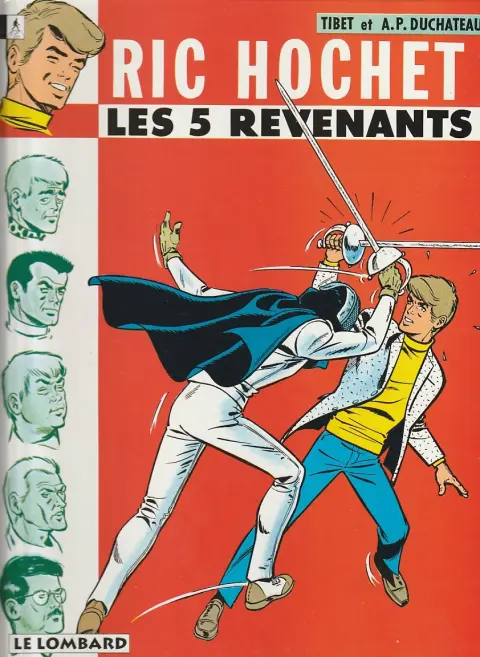 Couverture de l'album Ric Hochet Tome 10 Les 5 revenants