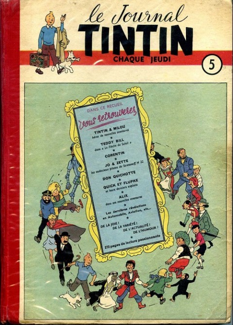 Tintin Tome 5 Tintin album du journal (n° 69 à 85)
