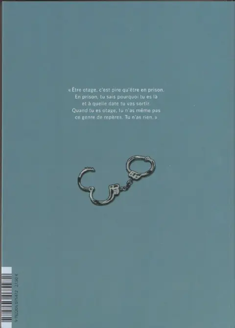 Verso de l'album S'enfuir Récit d'un otage