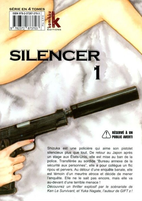 Verso de l'album Silencer Vol. 1