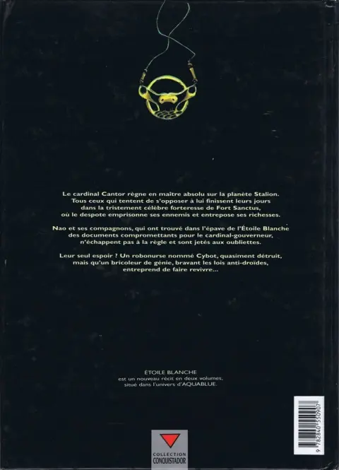 Verso de l'album Aquablue Tome 7 Étoile blanche - Seconde partie