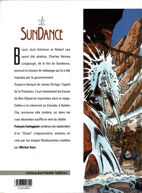 Verso de l'album Sundance Tome 4 Là où souffle le vent du diable