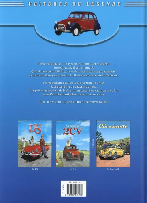 Verso de l'album Voitures de légende Tome 2 Un amour de 2CV