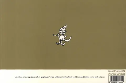 Verso de l'album 40 days dans le désert B