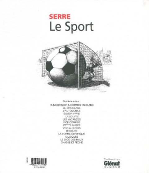 Verso de l'album Le Sport Tome 1