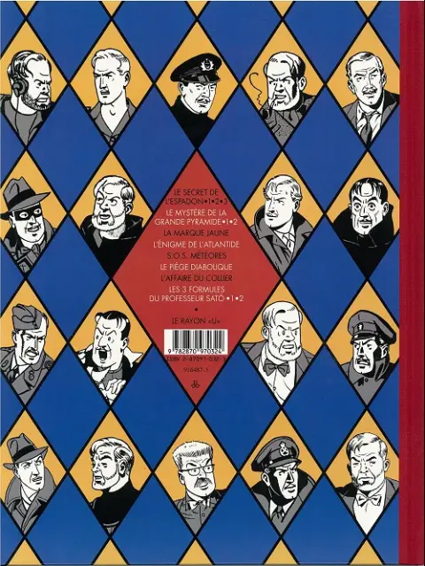 Verso de l'album Blake et Mortimer Tome 4 Le Mystère de la Grande Pyramide - Tome 1