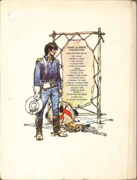 Verso de l'album Blueberry Tome 8 L'homme au poing d'acier