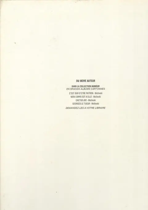 Verso de l'album C'est pas normal