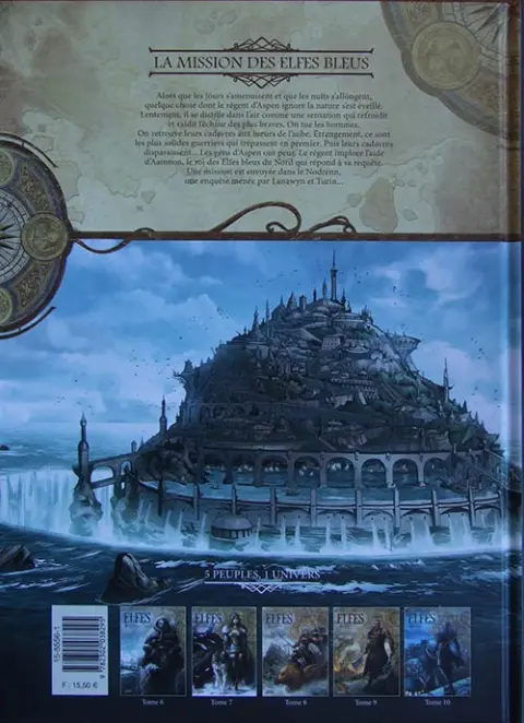 Verso de l'album Elfes Tome 6 La Mission des Elfes bleus