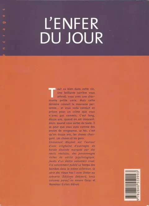 Verso de l'album L'Enfer du jour