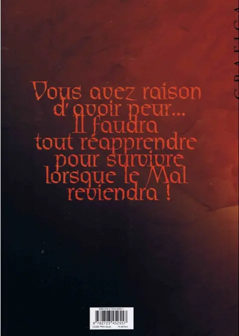 Verso de l'album Le Mal Tome 1 L'œil du mur