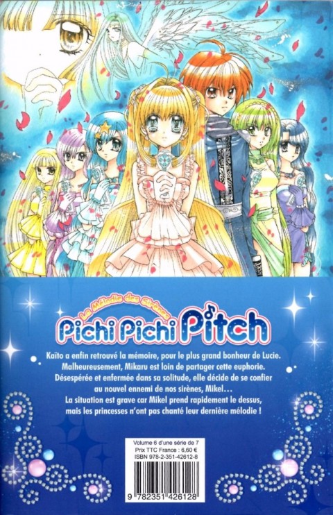 Verso de l'album Mermaid Melody - Pichi Pichi Pitch Tome 6