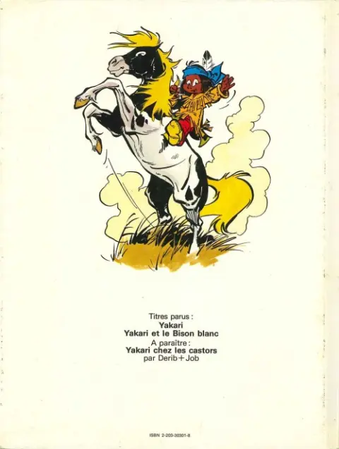 Verso de l'album Yakari Tome 1