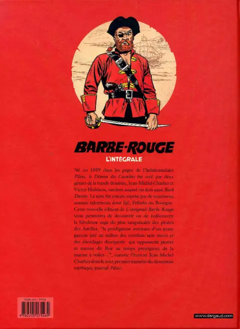 Verso de l'album Barbe-Rouge L'intégrale (Nouvelle édition) Tome 7 Échec aux Négriers