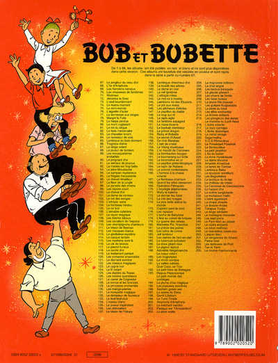 Verso de l'album Bob et Bobette Tome 255 La momie marmonnante