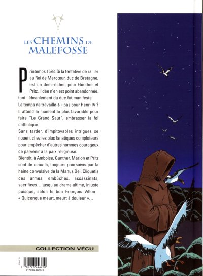 Verso de l'album Les Chemins de Malefosse Tome 13 Quiconque meurt...