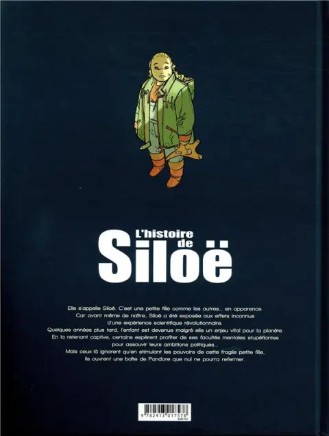 Verso de l'album L'Histoire de Siloë