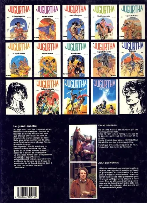 Verso de l'album Jugurtha Tome 13 Le grand ancêtre