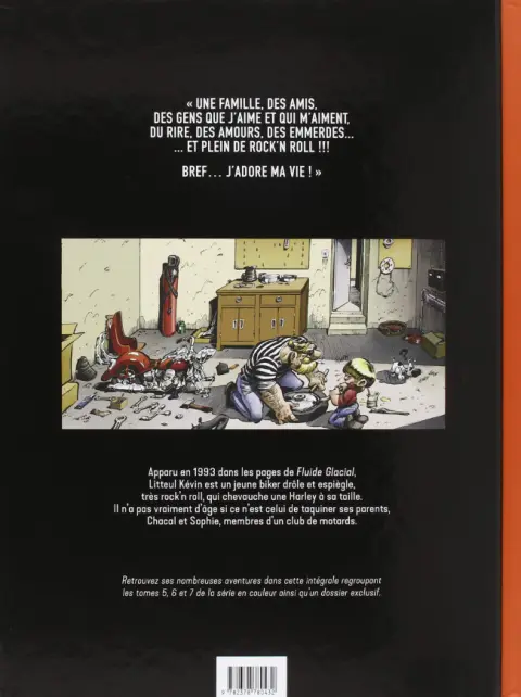 Verso de l'album Litteul Kévin Intégrale Ultime Édition Vol. 2 Tomes 5 à 7