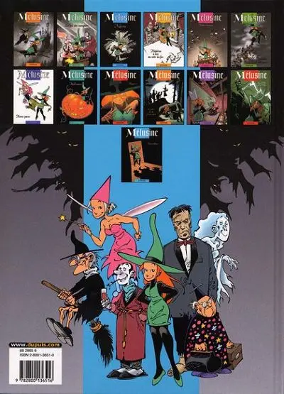 Verso de l'album Mélusine Tome 13 Superstitions