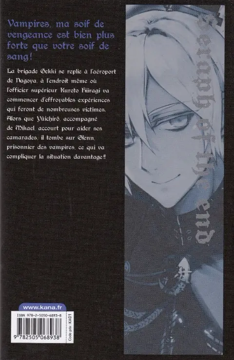 Verso de l'album Seraph of the End 11