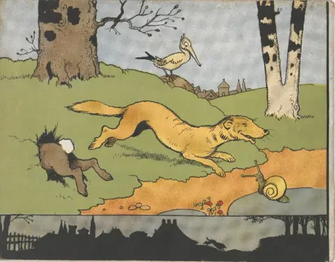 Verso de l'album Le furet du bois