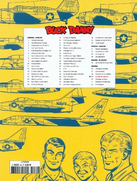 Verso de l'album Buck Danny Tome 49 La nuit du serpent