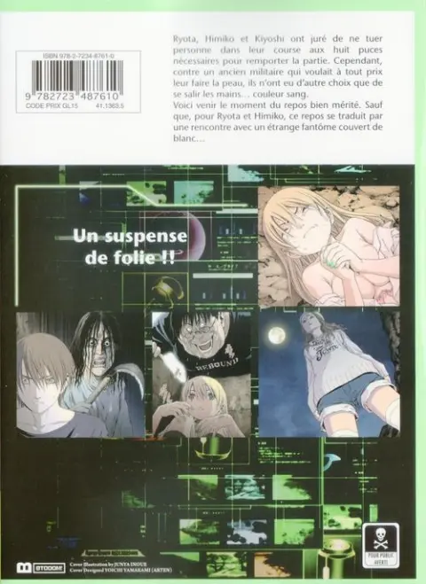 Verso de l'album Btooom ! 05