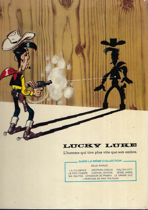 Verso de l'album Lucky Luke Tome 41 L'héritage de Rantanplan