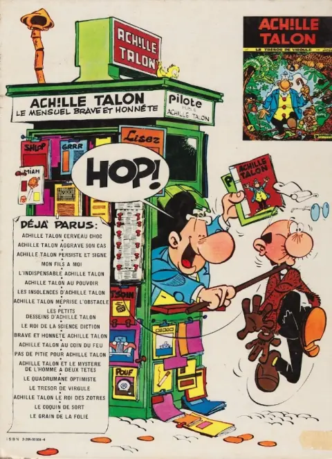 Verso de l'album Achille Talon Tome 12 Achille Talon au coin du feu...