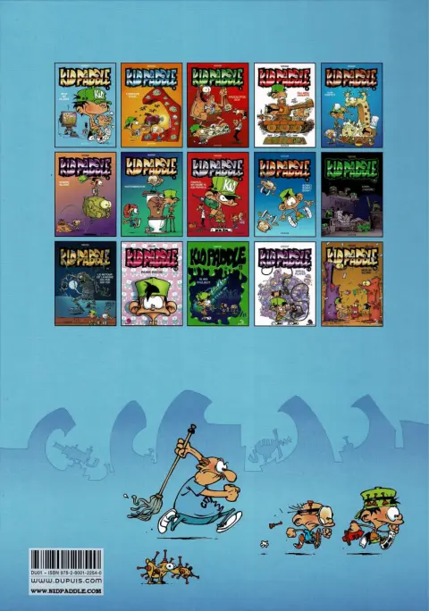 Verso de l'album Kid Paddle Tome 1 Jeux de vilains