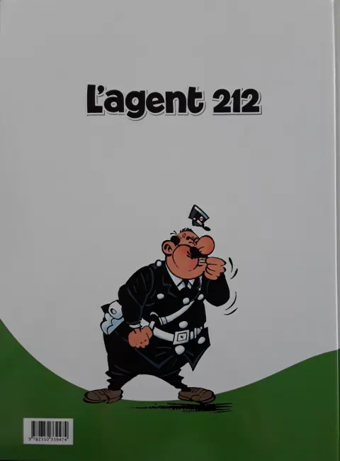 Verso de l'album L'Agent 212 Tome 9 Brigade Mobile