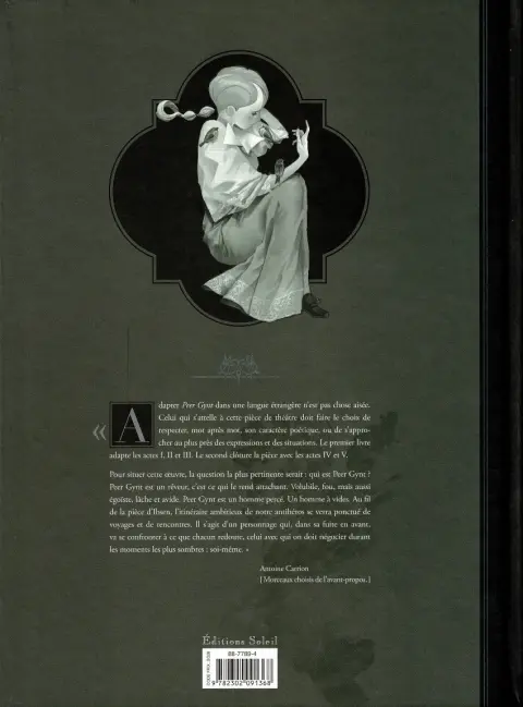 Verso de l'album Peer Gynt Acte I