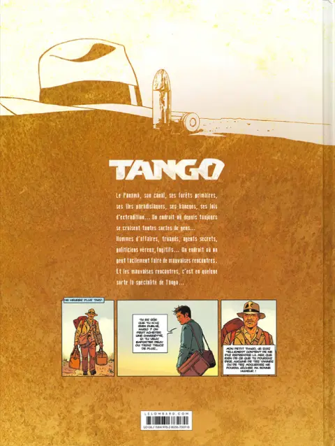 Verso de l'album Tango Tome 3 À l'ombre du Panama