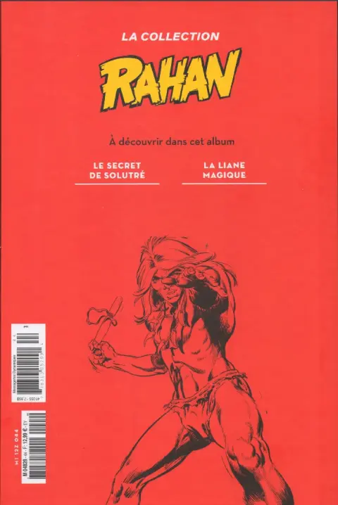 Verso de l'album Rahan La Collection (Hachette) Tome 44