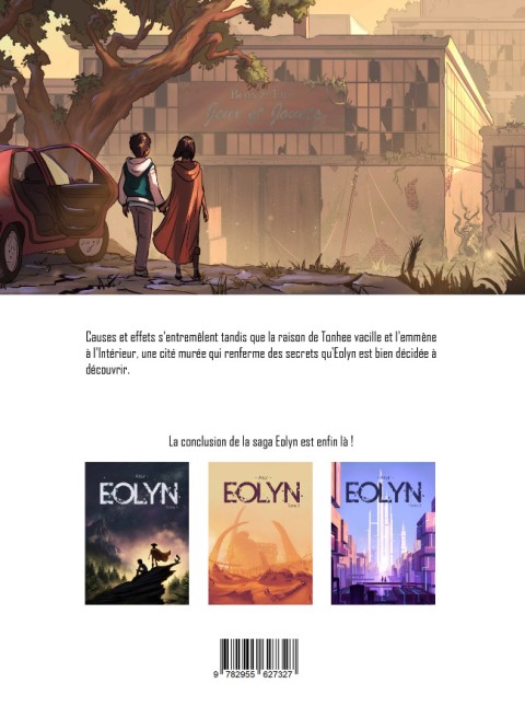 Verso de l'album Eolyn Tome 3