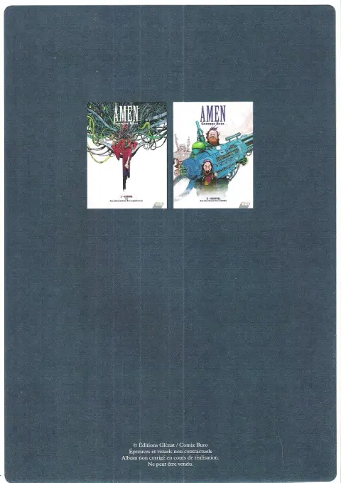 Verso de l'album Amen Tome 1 Ishoa ou la précession des équinoxes