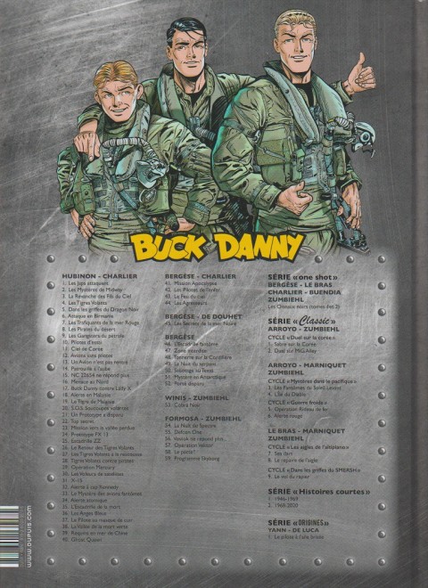 Verso de l'album Buck Danny Tome 51 Mystère en Antarctique