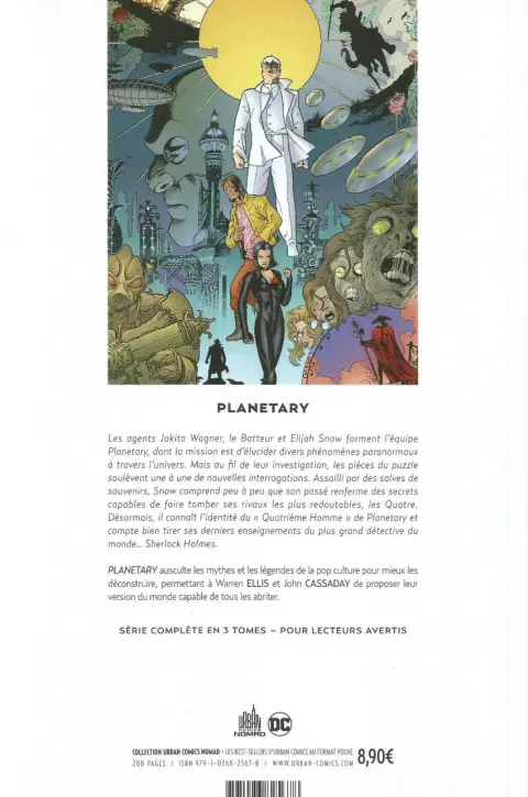 Verso de l'album Planetary Tome 2