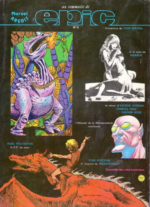 Verso de l'album Conan le barbare Tome 1 L'anneau de Rakhamon