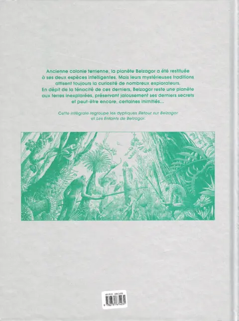 Verso de l'album Retour sur Belzagor Belzagor